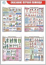 Стенд Оказание первой помощи (Пластик ПВХ 4 мм, алюминиевый профиль, плакат Соуэло А4 – «Техника реанимации», «Остановка кровотечения», «Транспортная иммобилизация», «Перенос пострадавших». (500х700; Пластик ПВХ 4 мм, алюминиевый профиль; )